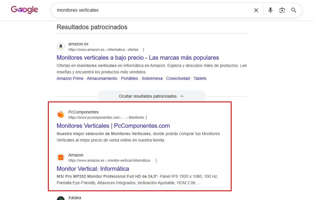 SERP-sreenshot-google-search